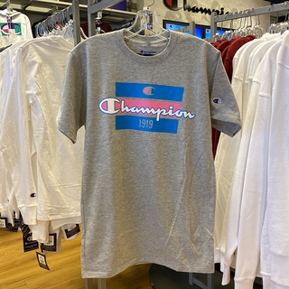 Champion เสื้อยืดลําลอง แขนสั้น คอกลม แบบนิ่ม สําหรับผู้ชาย