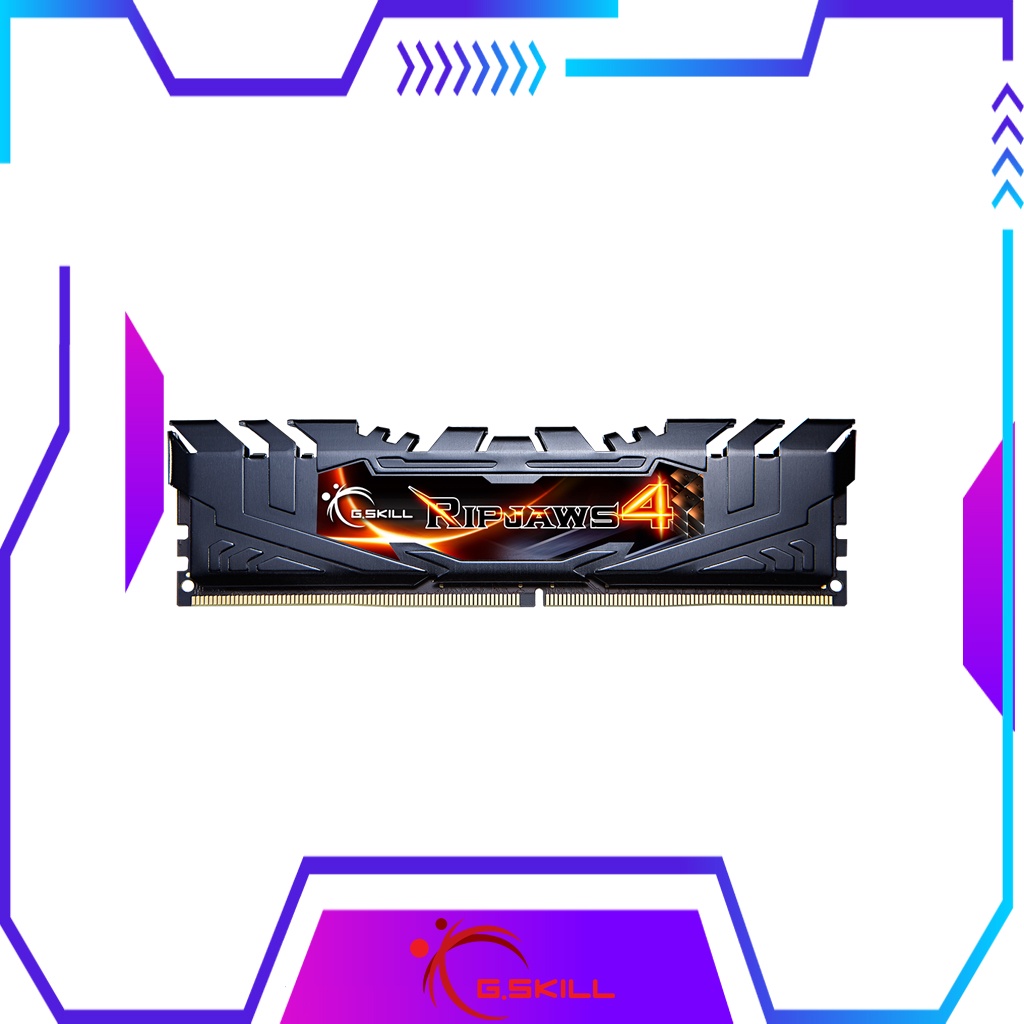 G.SKILL RIPJAWS 4 8GB (8GBx1) DDR4/2666 RAM PC แรมพีซี (F4-2666C19S-8GRK)  รับประกันตลอดอายุการใช้งา