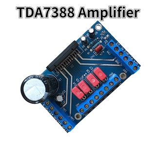 บอร์ดขยายเสียง DC12-14.5V TDA7388 4 ช่อง V6 เวอร์ชั่นอัพเกรด 4X41W