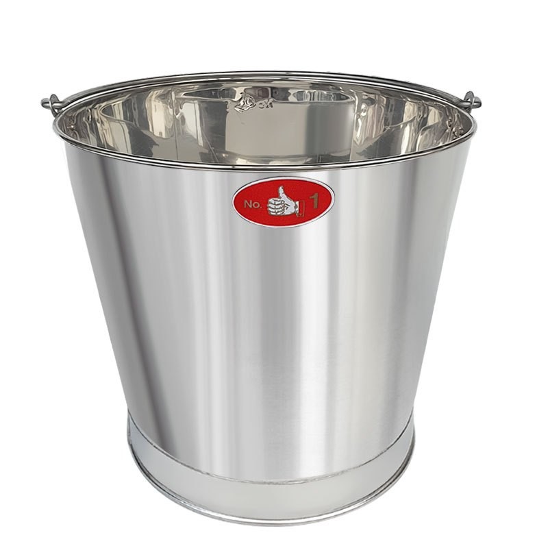 ถังน้ำสเเตนเลส เกรด A หนา สีเงิน มีให้เลือกขนาด รุ่น Stainless-steel-Water-Basket-AAA-00B-ND - รูปที่ 2