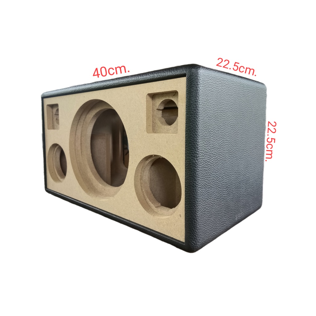 งานหุ้มหนังตู้รุ่น 360 (6.5"+3"x2+2"x2)พอทหลังรุ่นใหม่