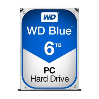 HDD WD 6TB BLUE 5400RPM Model : WD60EZAZ-3YEAR / HARDDISK DESKTOP