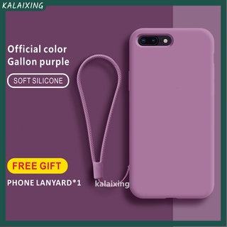 【พร้อมโลโก้】เคส for iPhone 7plus 8plus xs max xr x velvet layer inside with free lanyard