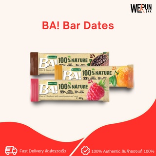 BA! Bar Dates 100% Nature ไม่เติมน้ำตาล ให้พลังงานจากผลไม้ธรรมชาติ energy bar by Werunbkk