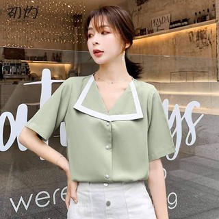 sale 159 เสื้อเชิ้ตแขนสั้นเกาหลี