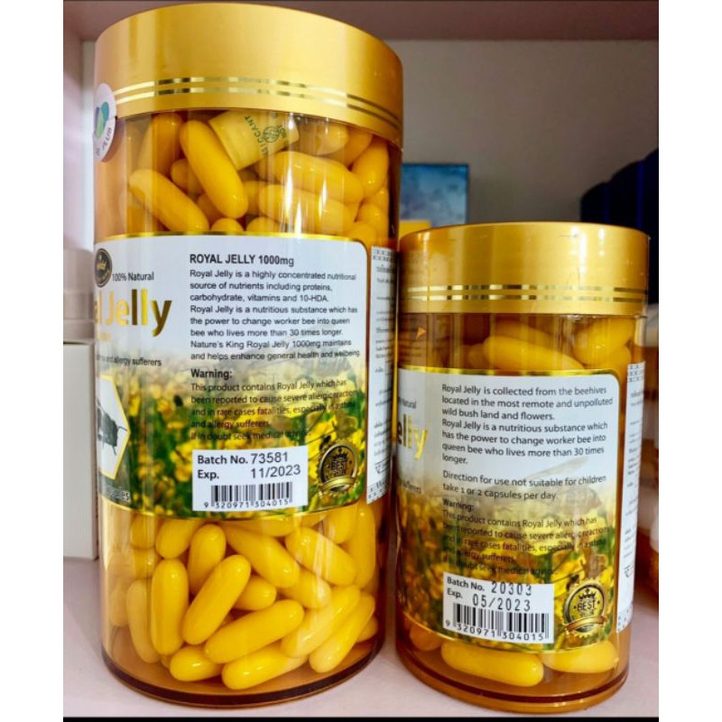 Nature's King Royal Jelly นมผึ้งแท้ 🐝100% จากออสเตรเลีย 🐝🌙