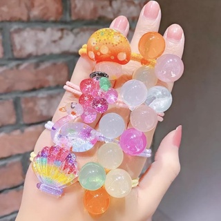ยางมัดผมพวงเยลลี่คริสตัล🍒(พร้อมส่งขั้นต่ำ5ชิ้นคละได้ทั้งร้าน)✨
