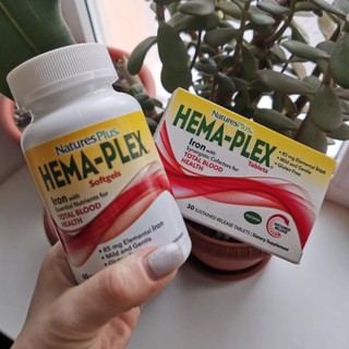 ⚡️PreOrder⚡️Natures Plus, Hema-Plex, 60 Fast-Acting Softgels🇺🇸