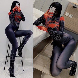 L348 จั๊มสูทอนิเมะ บอดี้สูทใส่เต็มตัวเป็นผ้ายืดเนื้อนิ่ม จั๊มสูทเต็มตัวหุ้มมือหุ้มเท้า