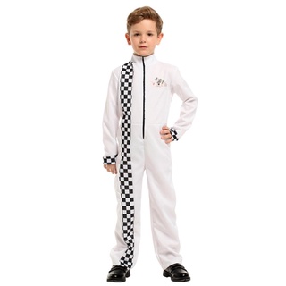 7C261.1 ชุดเด็กชาย ชุดนักแข่งรถ ชุดนักแข่งรถฟอร์มูล่าวัน Children Formula one Racer Race of Boy Costumes