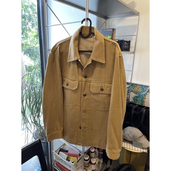 jacket Uniqlo U สีน้ำตาล