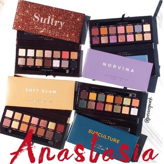 ใหม่ พร้อมส่ง Anastasia Beverly Hills พาเลตต์อายแชโดว์ ผ้าสักหลาด 14 สี