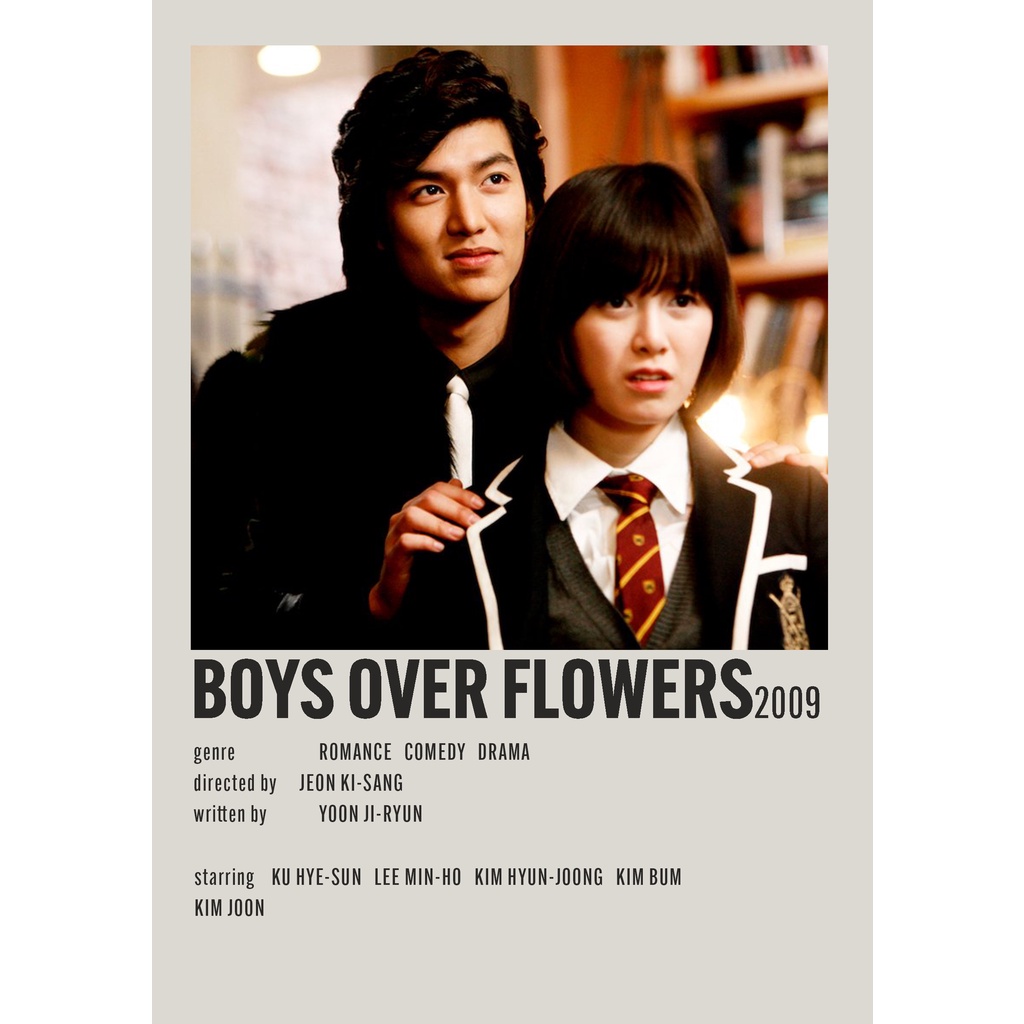 โปสเตอร์ BOYS OVER FLOWERS DRAMA เกาหลีสําหรับบ้าน/ห้องนอน/สํานักงาน