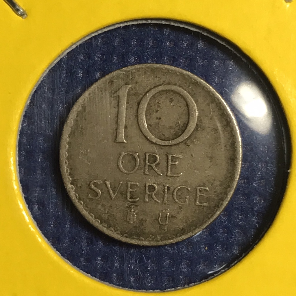 No.15195 ปี1970 สวีเดน 10 ORE เหรียญสะสม เหรียญต่างประเทศ เหรียญเก่า หายาก ราคาถูก