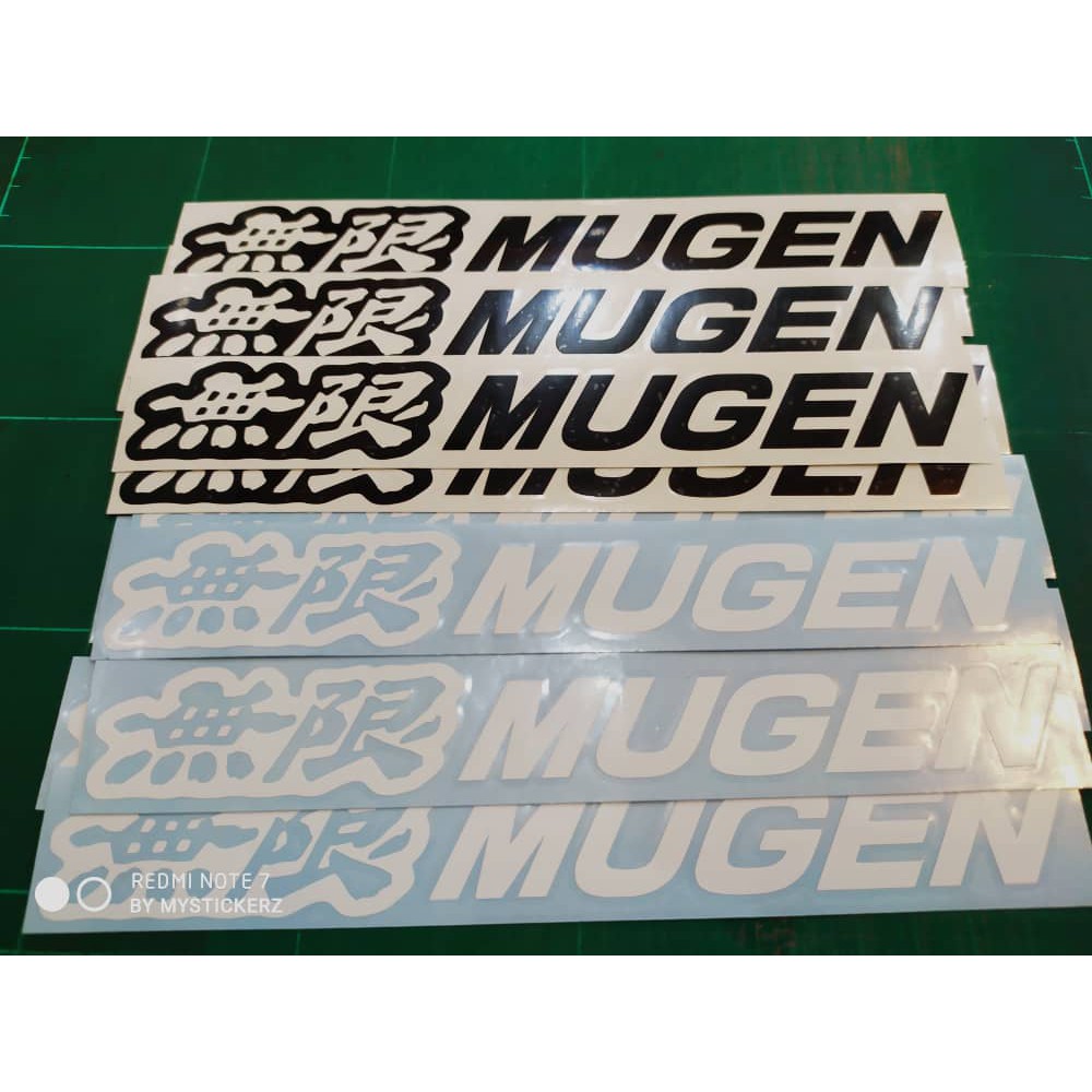 MUGEN GT WING สติ๊กเกอร์ SPOILER HONDA CIVIC CITY ACCORD EG EK JAZZ CRZ CRV S2000 2 ชิ้น
