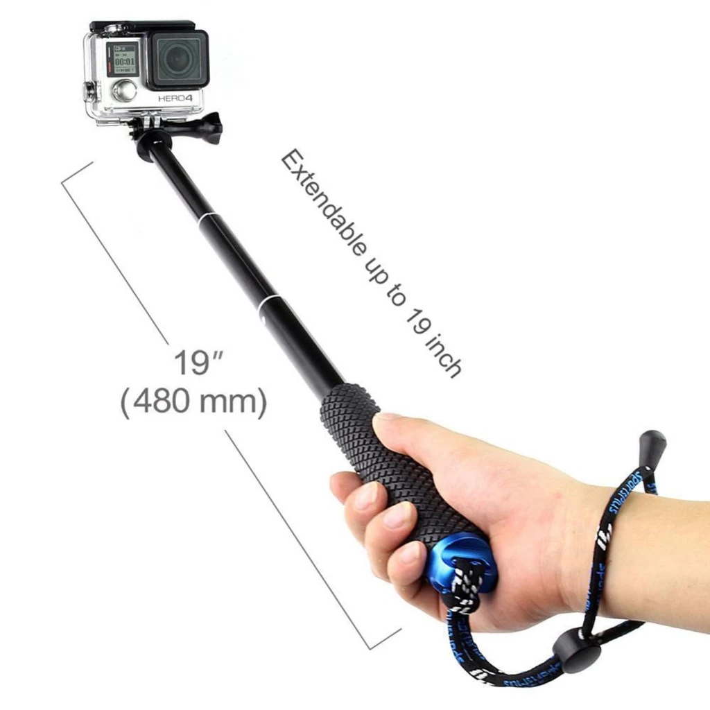 ไม้เซลฟี่กันน้ำ สำหรับ GoPro SJCAM Xiaomi Yi Action Camera thumbnail 3