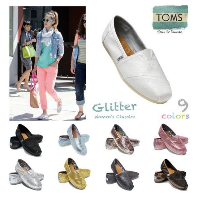 TOMS (แจ้งไซส์ รองเท้า ในแชทค่ะ) ผู้หญิง US,EUR