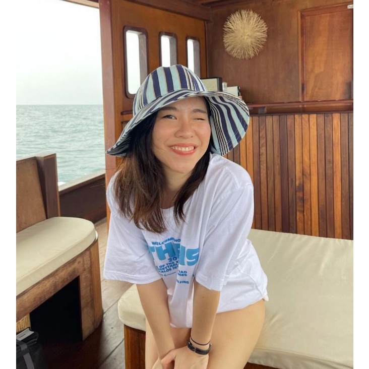 Gallery Motaro หมวกกันแดด – หมวกใส่ไปทะเล ปีกกว้าง กันแดด ผ้านิ่ม น้ำหนักเบา พับได้ไปเสียทรง ราคา ถูกที่สุด ดีลบีเคเค แกลเลอรีภาพที่ 2