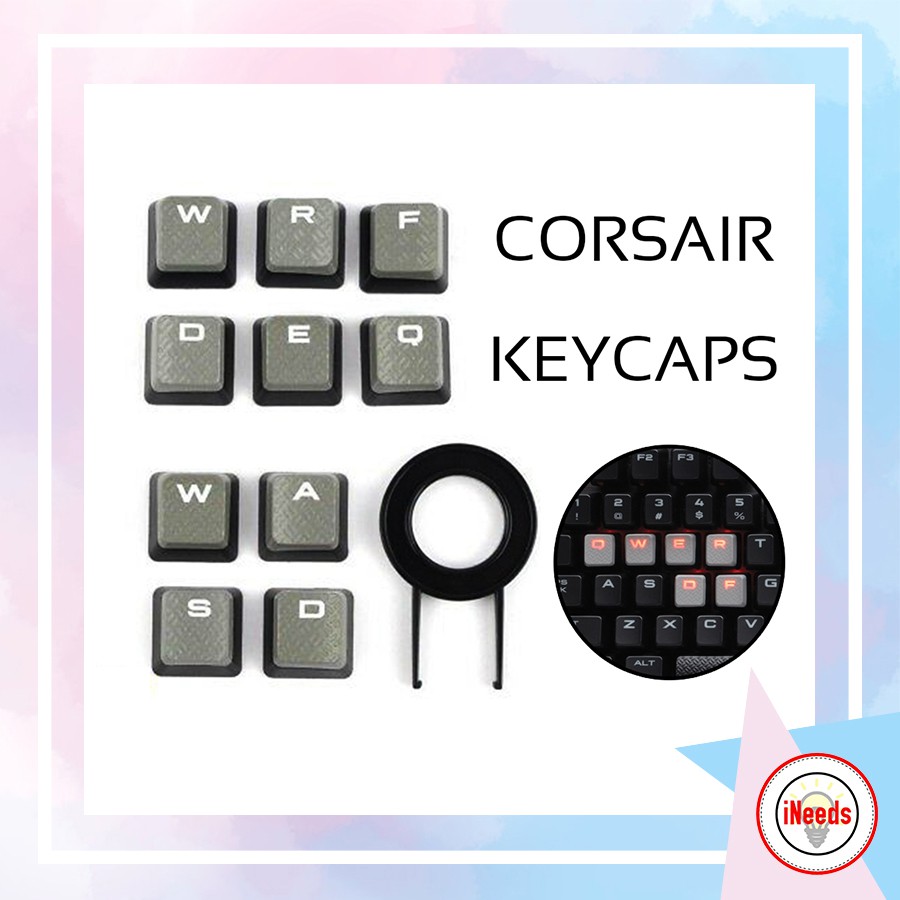 ส่งทุกวัน CORSAIR Keycaps 10 keys แต่งแคปเท่ๆให้คีย์บอร์ด