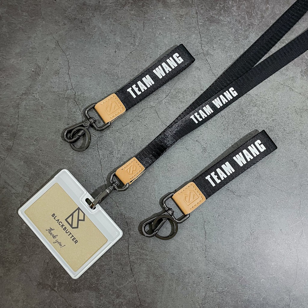 #TEAM WANG พวงกุญแจ สายคล้องคอ ใส่ชื่อ/ข้อความฟรี - Keychain with a Nametag & Personal Lanyard