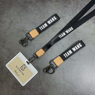 #TEAM WANG พวงกุญแจ สายคล้องคอ ใส่ชื่อ/ข้อความฟรี - Keychain with a Nametag &amp; Personal Lanyard