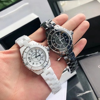 พรี ​ราคา15600 Chanel J12 watch vintage 33mmนาฬิกาผู้หญิง​ นาฬิกาแบรนด์เนม ผู้หญิง​ เงิน นาฬิกาข้อมือ.88