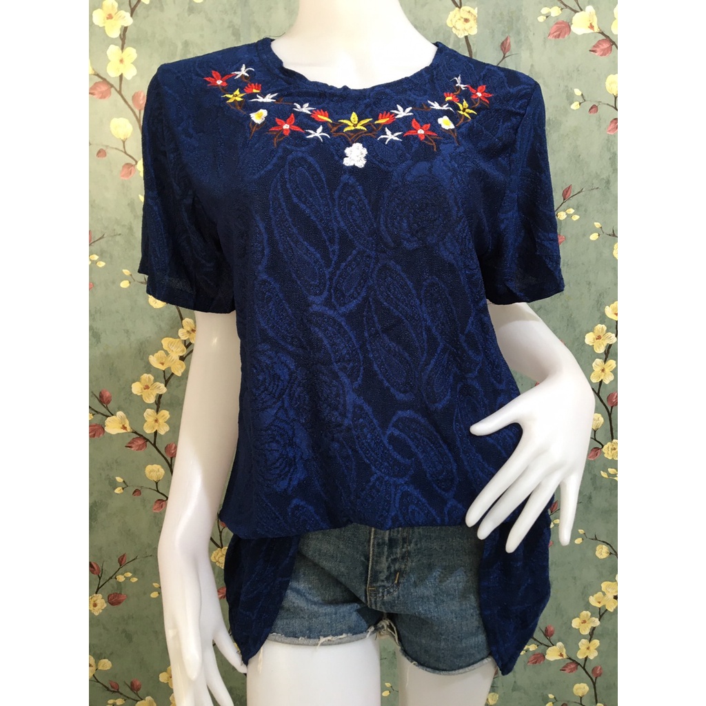 เสื้อยืด oversize แฟชั่นผู้หญิงสาวอวบ รอบอก 42-44 นิ้ว คอกลม รุ่น 304-44