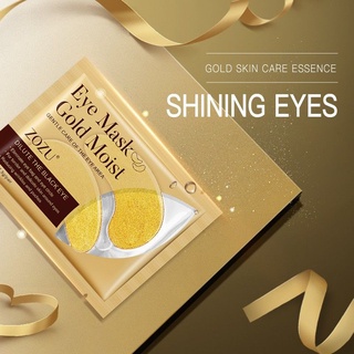 แผ่นมาร์คใต้ตาทองคำ Eye Mask Gold Moist สูตรคอลลาเจนทองคำ ผิวรอบตากระจ่างใส ชุุ่มชื้น ลดรอยหมองคล้ำใต้ตา