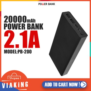 พาวเวอร์แบงค์ THUNDER FLASH รุ่น PB-200 Power Bank แบตสำรอง ความจุ 20000mAh ได้มาตรฐาน มอก. อุปกรณ์เสริม