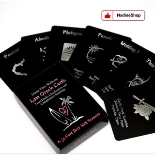 Island Time Wellness Love Oracle Cards Tarot Card ไพ่ออราเคิล พร้อมส่งจากไทย ชุดสุดท้าย แถมถุงไพ่ด้วยนะ