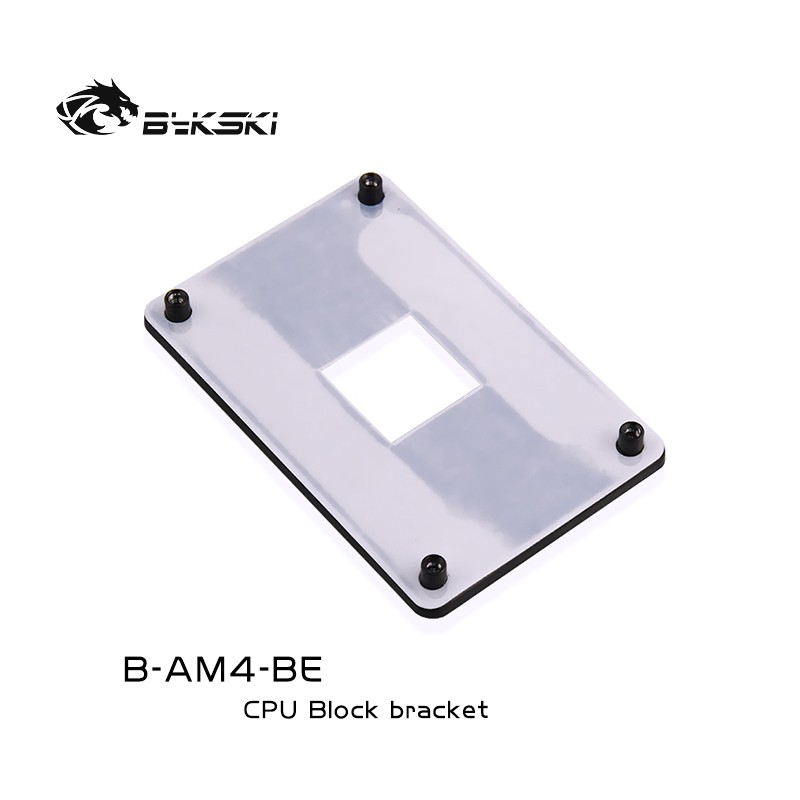 Bykski B-AM4-BE Backplate สําหรับ AMD Ryzen 3/5/7 CPU Water Blocks - ซ็อกเก็ต AM4