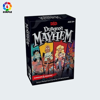 Dungeon Mayhem | Dungeons &amp; Dragons Card Game | 2–4 Players, English version Cards Game