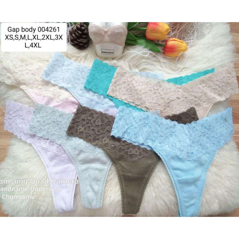 G@p body Size CS,S,M,L,XL,2XL,3XL,4XL  ชุดชั้นในแบรนด์เนม/กางเกงใน จีสตริง G-string 00004631