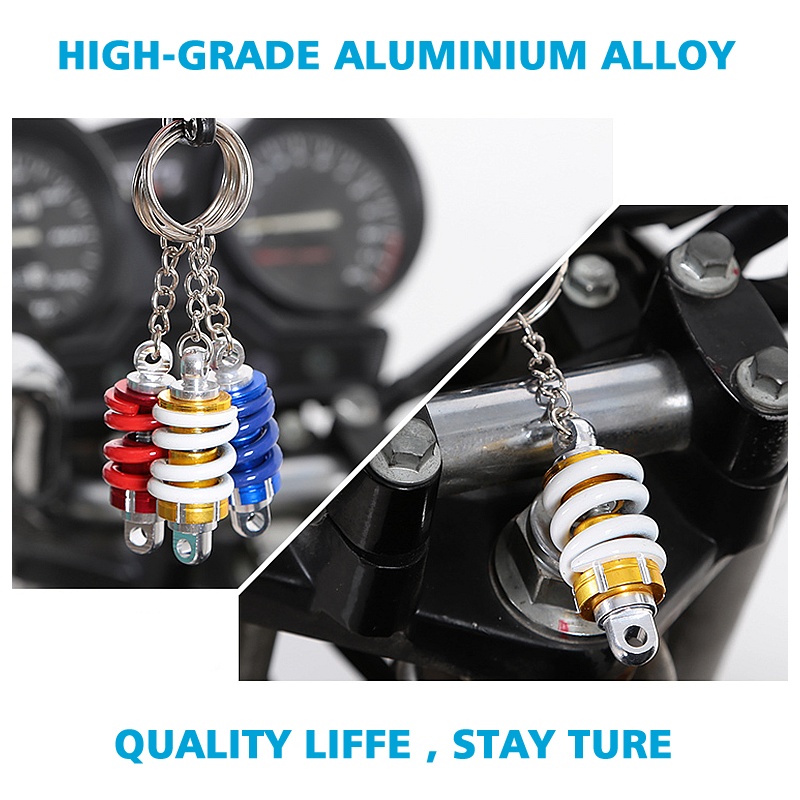 พวงกุญแจโช้คอัพรถจักรยานยนต์หลายสี - รูปที่ 3