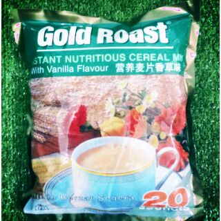 ข้าวโอ๊ตรสวานิลลา ตรา "Gold Roast" นำเข้าจากประเทศสิงคโปร์ ห่อใหญ่ บรรจุ 20 ซอง (ซองละ 30 กรัม)