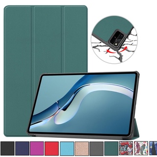 เคสแท็บเล็ตหนัง Pu แบบพับได้สําหรับ Huawei Matepad Mate Pro 12.6 นิ้ว 2021 สําหรับ Funda Huawei Matepad Pro 12.6 นิ้ว
