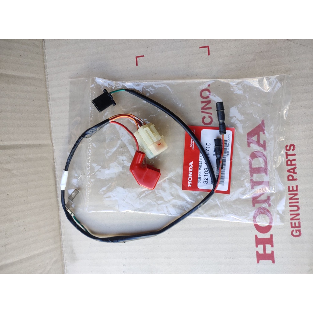 32103-KPH-710สายไฟเข้าแบตเตอรี่แท้ เวฟ125iรุ่นไฟเลี้ยวบังลมหัวฉีดรุ่นสตาร์ทเท้า,1ชุด อะไหล่แท้ศูนย์H