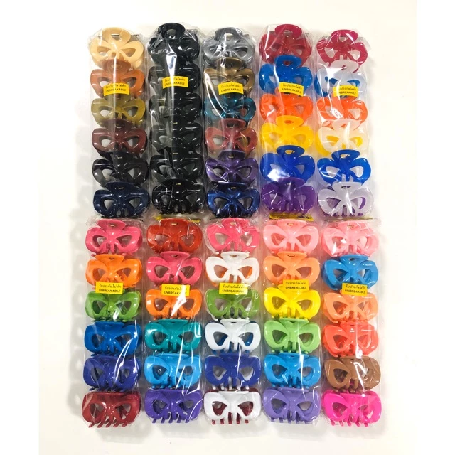 กิ๊บหนีบผม ลายโบว์ No.5 (6 ชิ้น / แพค) Hair Claw Hair Clip
