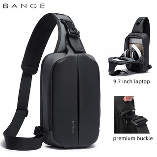 BANGE™ BG7210 : กระเป๋าคาดอกขนาดกระทัดรัด แบบมีรูหูฟัง