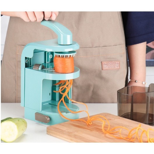 เครื่องหั่นเกลียว ตัดผัก SPIRAL Slicer เครื่องหั่นผัก มือหมุน ใบมีดสแตนเลส