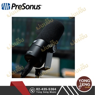 PreSonus PD-70 Dynamic Microphone ไมค์ พอร์ดแคส ไลฟ์สตรีม มี Hardmount และ Windscreen ฟรี ซอฟต์แวร์ (Yong Seng Music)