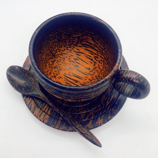 ชุดถ้วยกาแฟ ไม้ตาล | Set of Palmyra Palm Wooden Coffee Cup