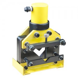 เครื่องตัดบัสบาร์ไฮดรอลิค เเรงกด 35 ตัน รุ่น HHJG-100 ตัดแผ่นเหล็ก ทองเเดง เครื่องตัดฉาก  Hydraulic 