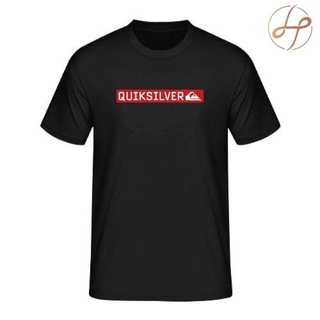 haruijinggong คลาสสิกสไตล์ป่าป่าคอกลมผ้าฝ้าย100%เสื้อยืด Quicksilver กล่องสีแดง INS แขนสั้นของข #w#