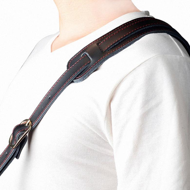 สายคล้องกีตาร์หนังปรับระดับได้ 120-145 ซม.