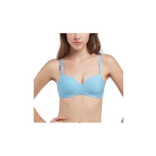 Wacoal Surprise Comfort Bra บราไร้โครง WB3X96 สีฟ้า (TU)