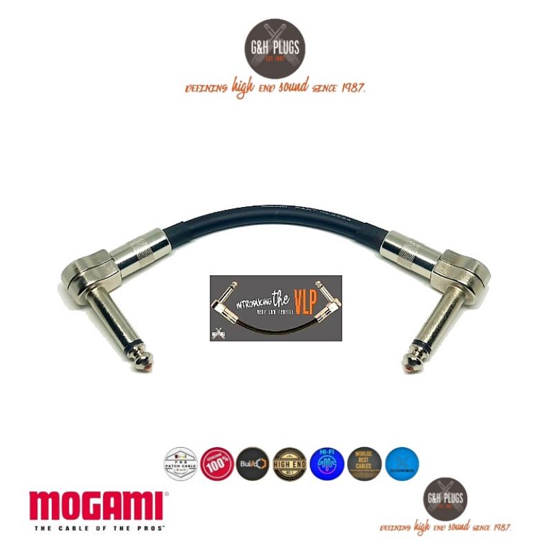 PNB PATCH CABLE สายพ่วงเอฟเฟค G&H VLP ใช้สายสัญญาณเสียง MOGAMI 2319 เลือกความยาวได้