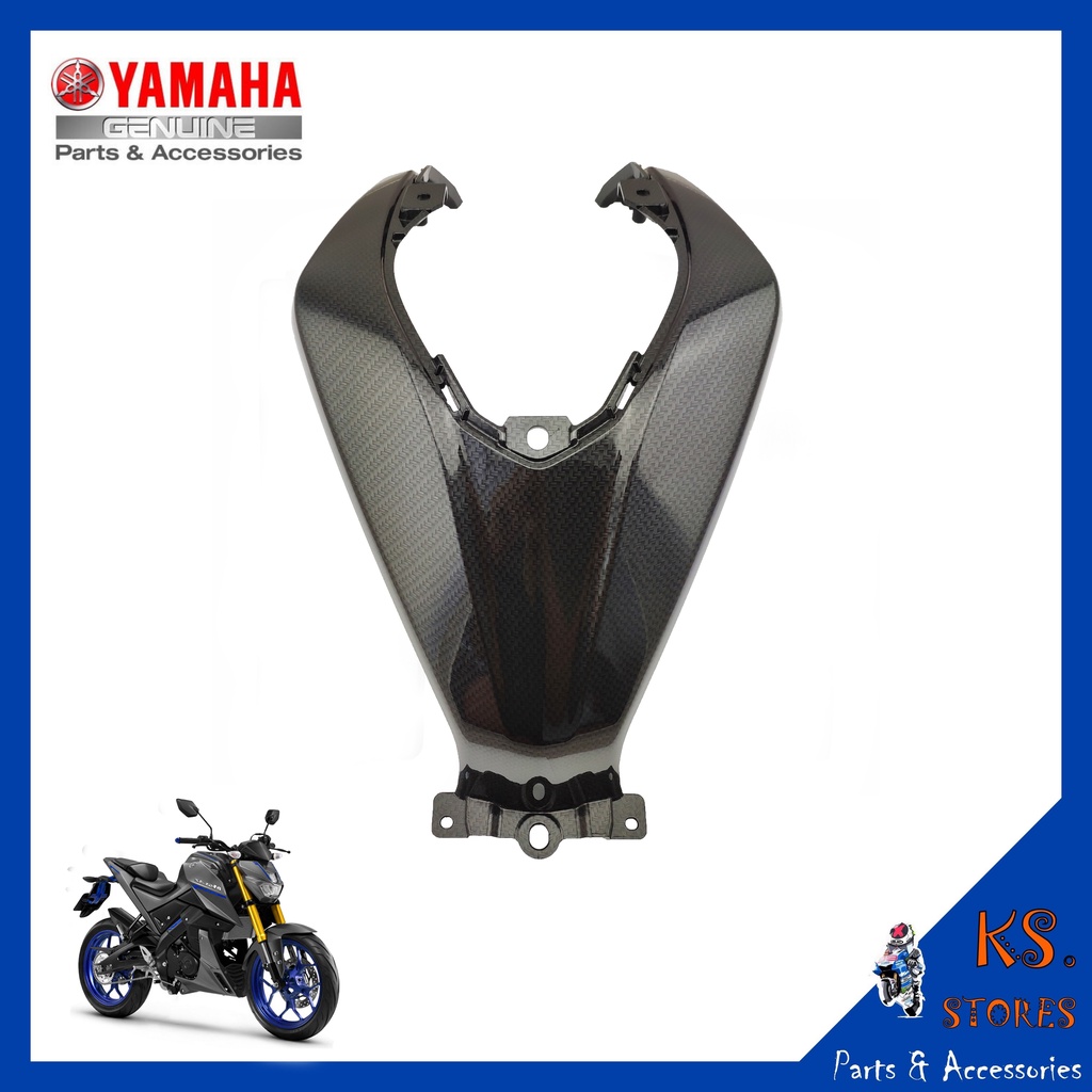 ครอบถัง M-SLAZ ลายเคฟล่า Tank Cover M-SLAZ ฝาครอบ YAMAHA M-SLAZ (พาร์ทแท้เบิกศูนย์) รหัสสินค้า B48-F