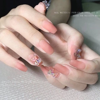 Rou Bao ขายดี อะไหล่เรซิ่น รูปหมีน้อยน่ารัก สําหรับตกแต่งเล็บ DIY 50 ชิ้น ต่อแพ็ก