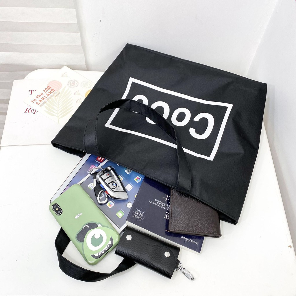 Bao809 กระเป๋าผ้า TOTE สไตล์ญี่ปุ่นกระเป๋าผ้านิ่ม.เนื้อผ้าดี.ใส่ของได้เยอะมีซิปด้วย.pink girl123
